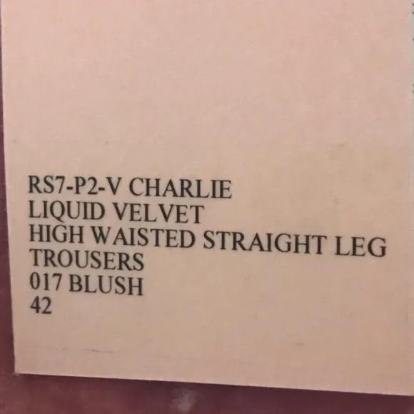 Racil Woman Charlie Velvet High-Waisted Wide-Leg Trousers | Size 10 - Picture 15 of 15